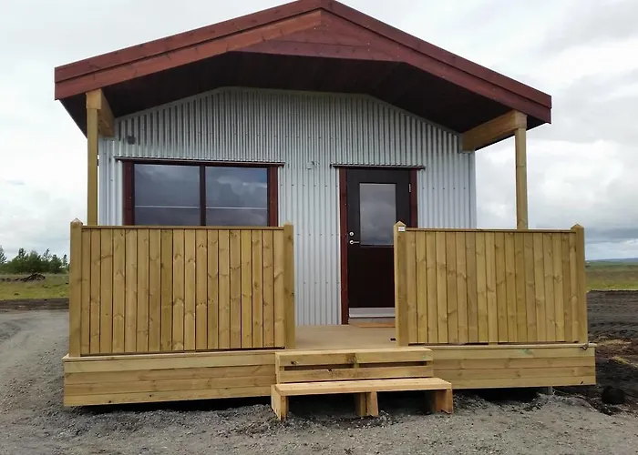 Hekla Cabin 2 Volcano And Glacier View