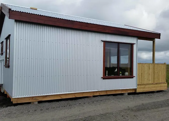 Hekla Cabin 2 Volcano And Glacier View